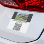 Kurz Term Rental Zuhause STR QR Code Vacation Auto Magnet<br><div class="desc">Dieses Design kann in dem Bereich personalisiert werden, der durch das Ändern des Fotos und/oder Textes zur Verfügung gestellt wird. Oder Sie können es anpassen, indem Sie den Mausklick auswählen, um weitere Optionen anzupassen, um die Farbe des Hintergrunds zu löschen oder zu ändern, Text hinzuzufügen, die Textfarbe oder den Stil...</div>