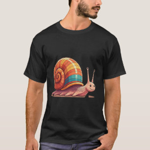 Kurz und süß: Schneckenstil verlangsamt sich, na T-Shirt
