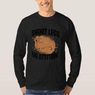 Kurze Beine Große Einstellung Dachshund Hundebesit T-Shirt