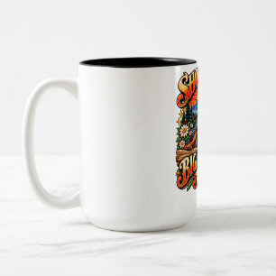 Kurze Beine, große Persönlichkeit – Lustiger Dachs Zweifarbige Tasse