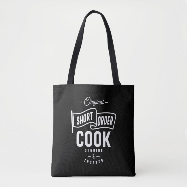 Kurze Bestellung Cook Job Title Gift Tasche (Vorderseite)
