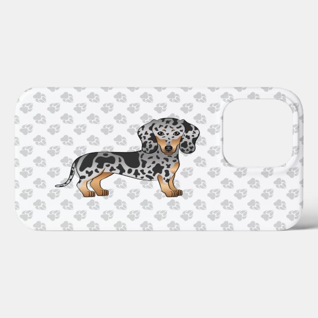 Kurze Dackel und Pfoten Case-Mate iPhone Hülle (Rückseite (Horizontal))