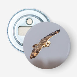 Kurze Eule im Shawangunk-Grasland Flaschenöffner