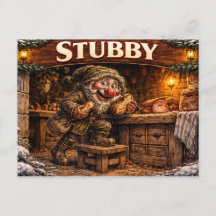 Kurze Isländische Weihnachtsmann-Postkarte