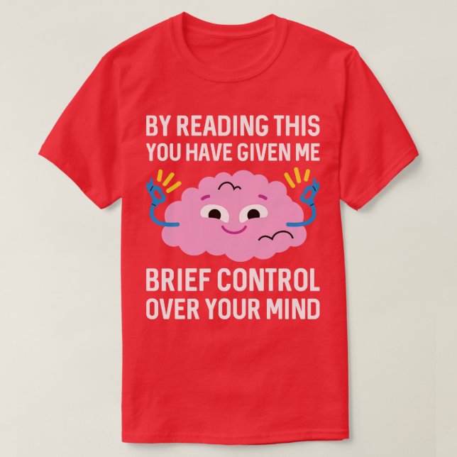 Kurze Kontrolle im Kopf T-Shirt (Design vorne)