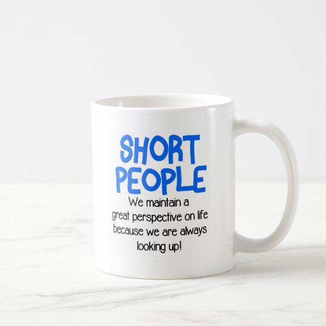 Kurze Leute lustig Kaffeetasse (Rechts)