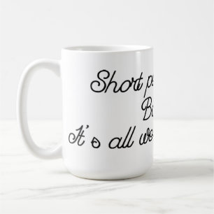 Kurze Leute-Tritt-Hintern-Kaffee-Tasse Kaffeetasse