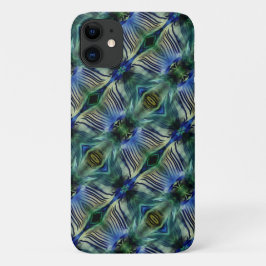 Kurze Querstreifen in grün und blau Case-Mate iPhone Hülle