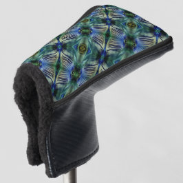 Kurze Querstreifen in grün und blau Golf Headcover