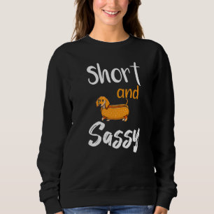 Kurze und leichte Dackel Tiere Liebe Wursthund Sweatshirt