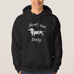 Kurze und sanfte Dackel Funny Dackel Wursthund Hoodie