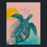 Kurze Zauberseeschildkröte Poster<br><div class="desc">Erstellt und entworfen von Morgan Harper Nichols</div>