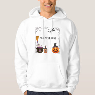 Kürzen, halloween frame bearbeitbar hoodie