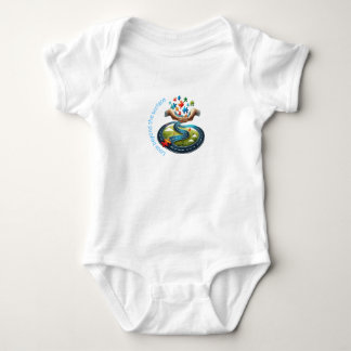 Kurzer Ärmel - Blick über die Oberfläche - Baby Strampler
