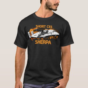 Kurzer Sherpa C-23-Militärflugzeug T-Shirt