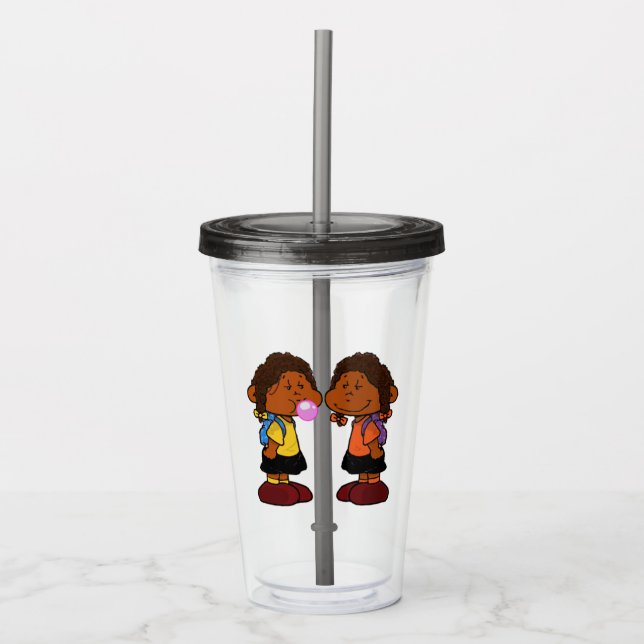 Kurzer Sleevez-Cup Acryltrinkbecher (Vorderseite)