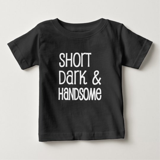 Kurzes dunkles und hübsches lustiges baby t-shirt
