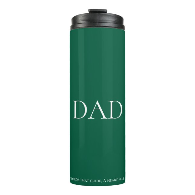 Kurzes Gedicht für Vater Thermosbecher (Vorderseite)
