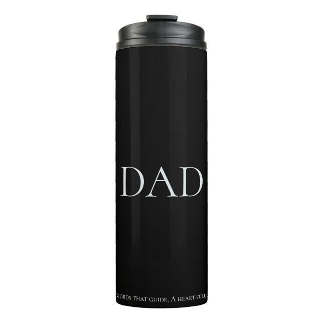 Kurzes Gedicht für Vater Thermosbecher (Vorderseite)