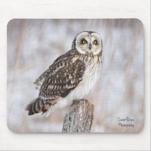 Kurzes Owl Mousepad