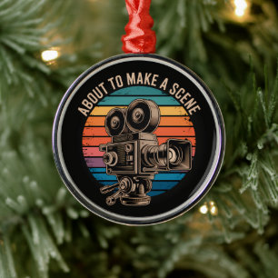 Kurzfilm-Drehbuchautor Filmemacher Ornament Aus Metall