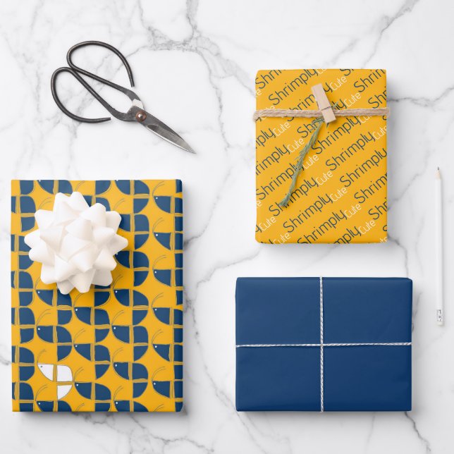 KURZFRISTIG Niedliches Retro-Kinderzimmer-Muster G Geschenkpapier Set (Vorderseite)