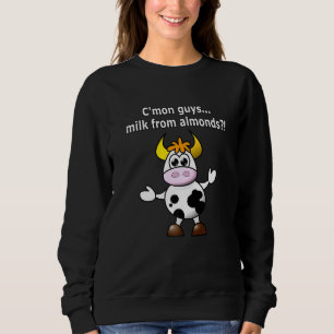 Kurzfristige Milchprodukte-Bauer gegen Milchmilch Sweatshirt