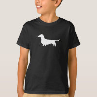 Kurzhaarige Dackel der Dackel-HundeSilhouette-|