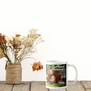 Kurzhaarige Dackel-Hunde-Eigenschaften-Tasse Kaffeetasse