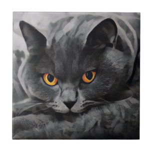 Kurzhaarkatze Fliese