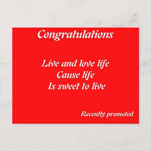 Kürzlich beworbene Postkarten (Vorderseite)