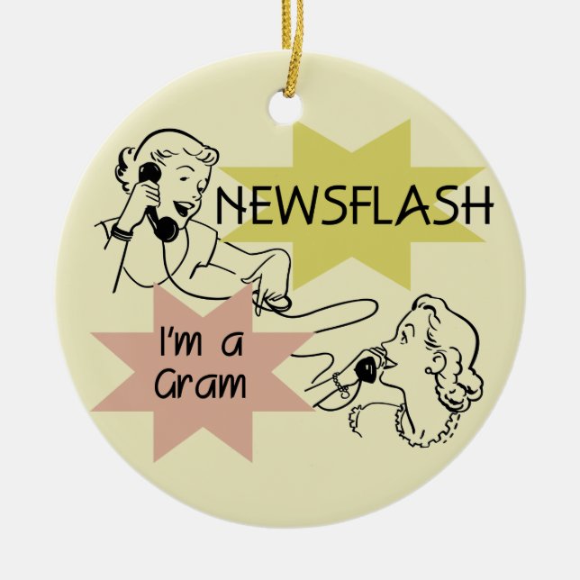 Kurznachricht bin ich ein Gramm-T - Shirts und Keramik Ornament (Vorne)