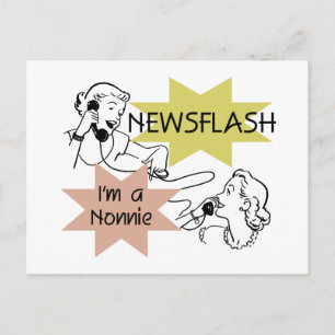 Kurznachricht bin ich ein Nonnie T-Shirts und Postkarte