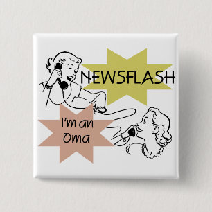 Kurznachricht bin ich ein Oma T-Shirts und Geschen Button