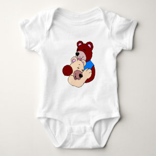 Kuschel Bären Baby Strampler