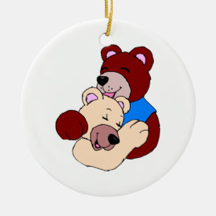 Kuschel Bären Keramik Ornament