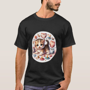 Kuschel den Moment Süßes Baby Windel Kitten Kusche T-Shirt