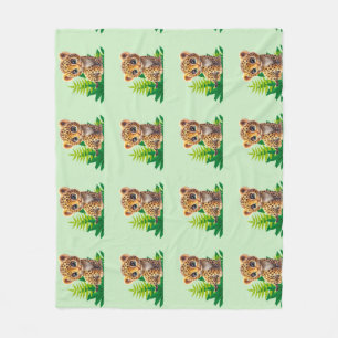 Kuschel-Leoparden-Fleece-Decke Fleecedecke