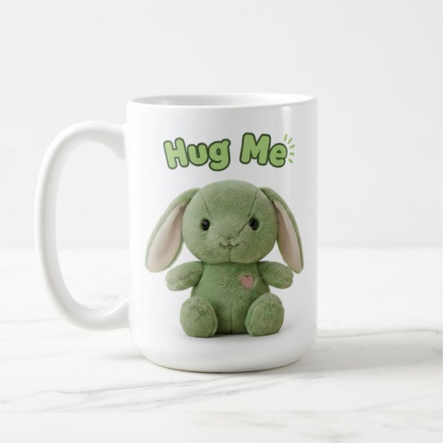 Kuschel mich Häschen Tasse (Links)