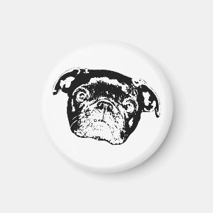Kuschel-Mops-Heimschmuck Magnet