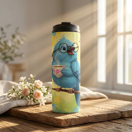 Kuschel-Vogel-Thermal-Tumbler Thermosbecher