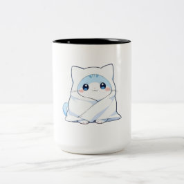 Kuscheldecke Kätzchen Kawaii Süße Katzen Gestaltun Zweifarbige Tasse
