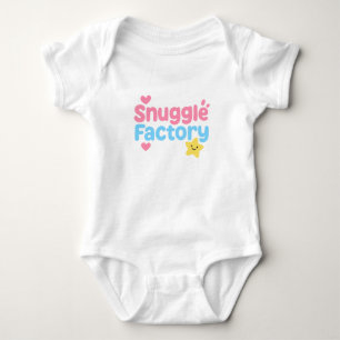 Kuschelfabrik Süßes Neon-Kindermotiv Baby Strampler