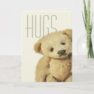 Kuschelige Teddybär Umarmungen Karte
