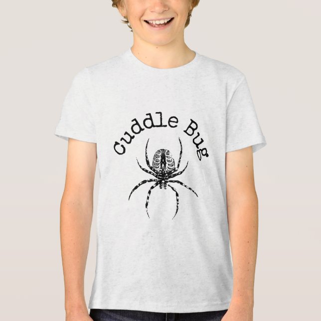 Kuschelkäfer Spinne  Tri-Blend Shirt (Vorderseite)