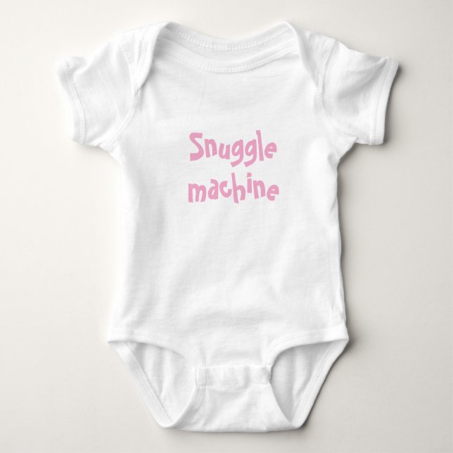 Kuschelmaschine Baby Strampler (Vorderseite)