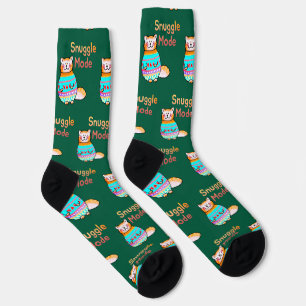 Kuschelmodus Kuschel-Gingst-Katzen-Socken Socken
