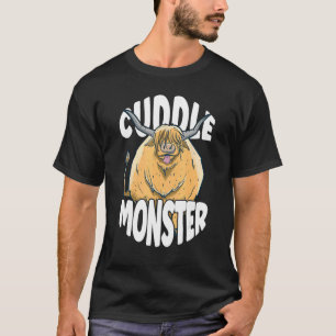 Kuschelmonster Süße Highland-Kuh Liebhaber Schotti T-Shirt
