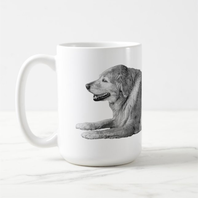 Kuschelpause, warme Töne Kaffeetasse (Links)