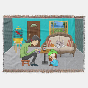 Kuschelpfoten Decke